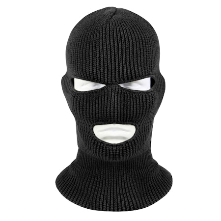 MIL-TEC by STURM 3-HOLE ACRLYIC BALACLAVA - BLACK