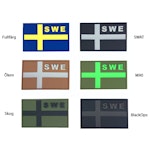 SWE Svensk PVC flagga med kardborre