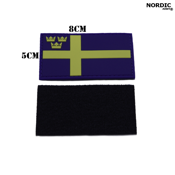 Nordic Army® Swedish Flag Royal Crown - Marinblå/Gul
