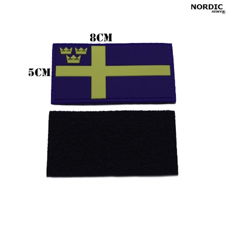 Nordic Army® Swedish Flag Royal Crown - Marinblå/Gul