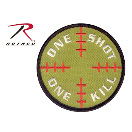ROTHCO ONE SHOT ONE KILL Morale Patch
