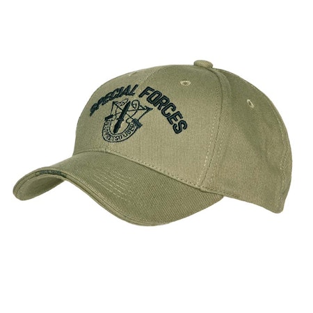 Baseball Keps Special Forces - Olivgrön