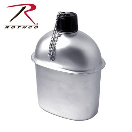 ROTHCO G.I. Style Aluminum Canteen 1 Liter