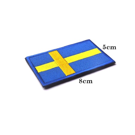 Nordic Army® Svensk Flagga Medium - Kardborre