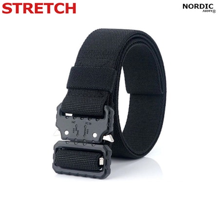 Nordic Army® Tactical Stretchbälte - Svart