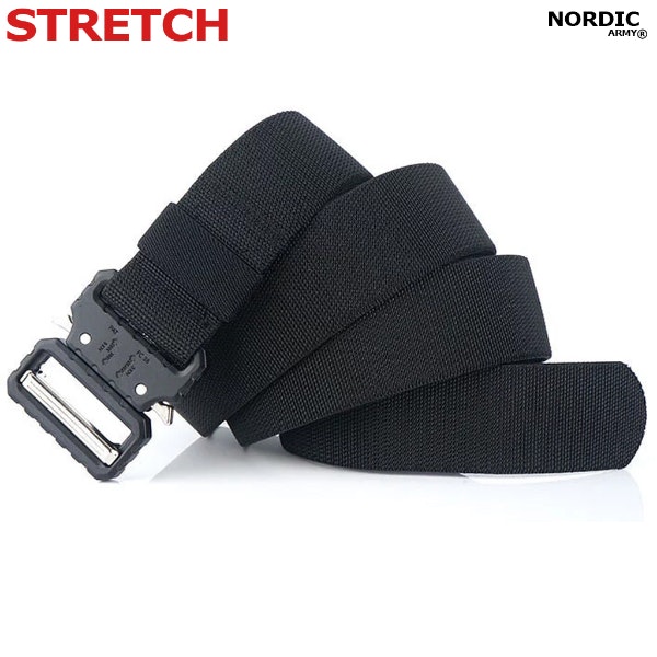 Nordic Army® Tactical Stretchbälte - Svart