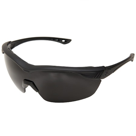 EDGE OVERLORD - SOFT-TOUCH MATTE BLACK FRAME / POLARIZED SMOKE LENS