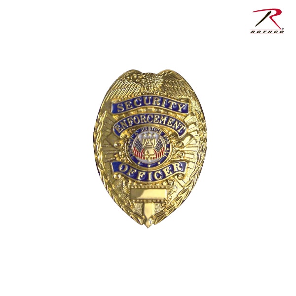 ROTHCO Deluxe Security Enforcement Officer Badge Gold