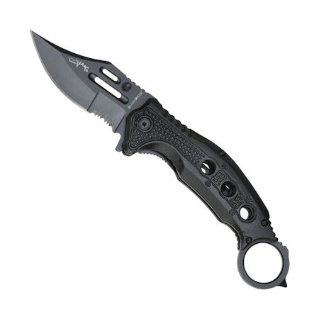 BLACKFIELD Lizard Karambit Kniv - Svart