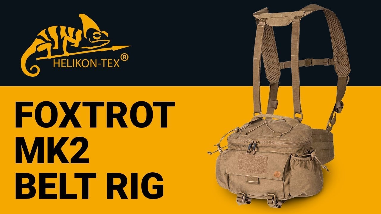 HELIKON-TEX FOXTROT MK2 BELT RIG® - CORDURA® - Svart