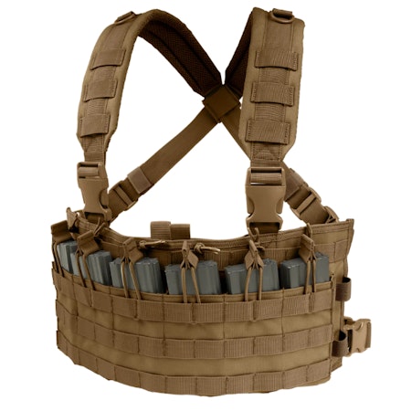 CONDOR Rapid Assault Chest Rig - Coyote Brown
