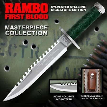 RAMBO I - SYLVESTER STALLONE SIGNATURE EDITION KNIV