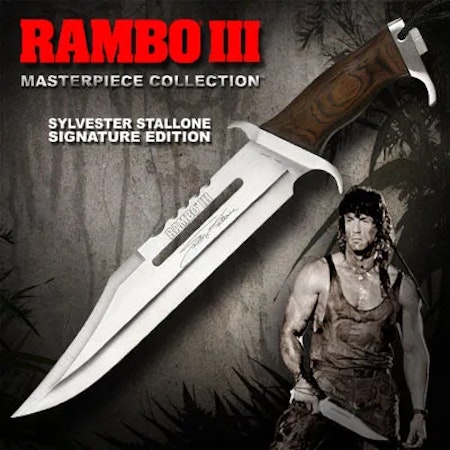 Rambo III Sylvester Stallone Signature Edition Kniv