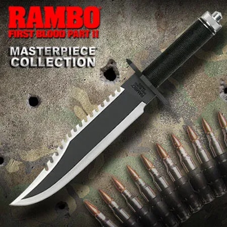 RAMBO II: SYLVESTER STALLONE SIGNATURE EDITION Kniv