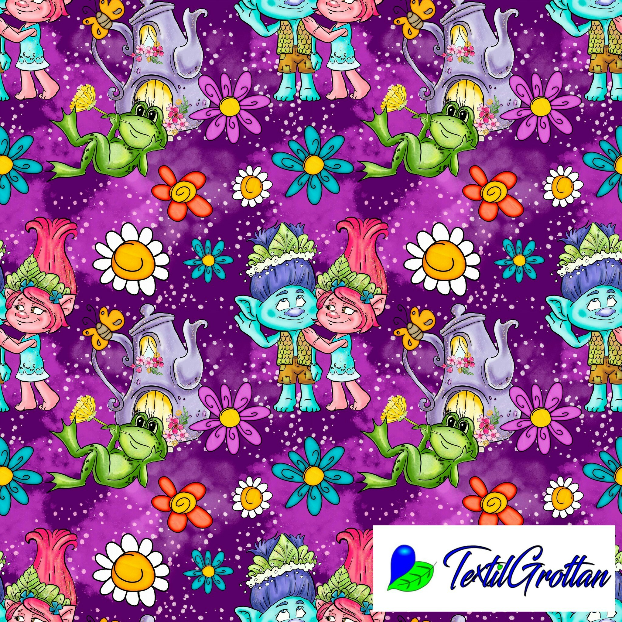 Stuv, Troll, lila 110cm