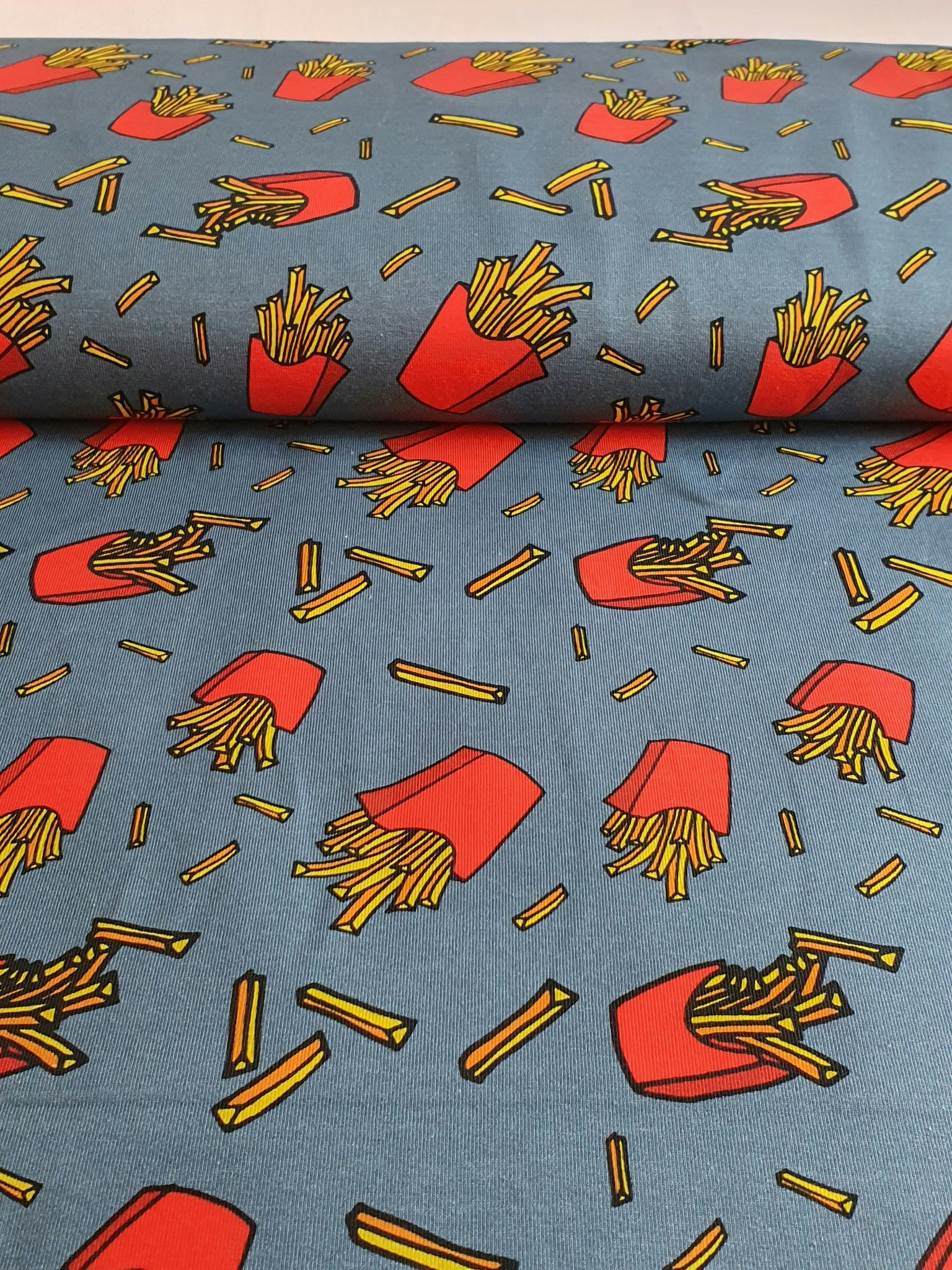 Stuv, Pommes på Denimblå 120cm