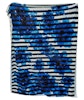 Panel Blå akvarellblommor, 200X150 jogging