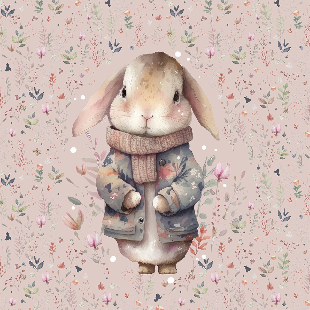 Panel Hare, rosa