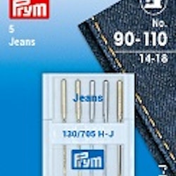 Symaskinsnål Jeans 90-110, 5 st.