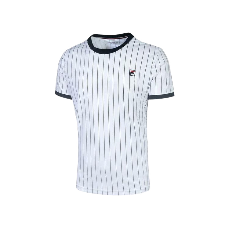 FILA T-shirt Stripes Vit/blå - Herr  - VIP