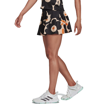 Adidas Marimekko Match Skirt Aeroready Primeblue Halo Blush/Svart - Dam