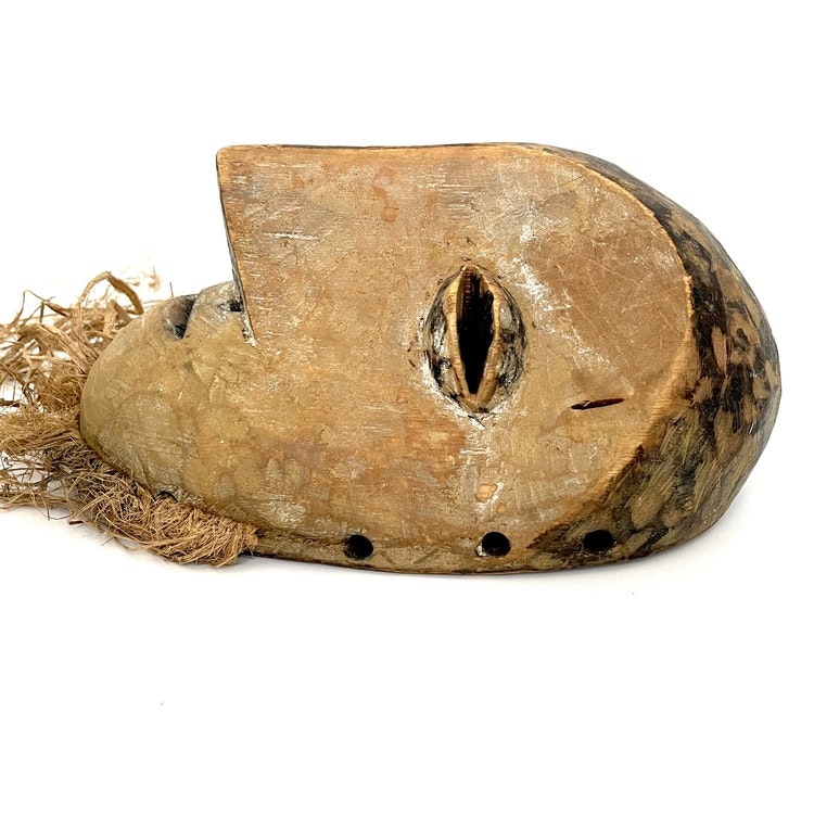 Lega mask, Lukwa Congo, carved wood