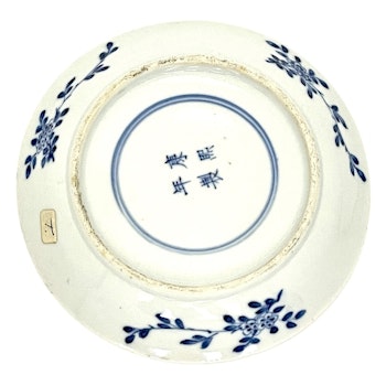Marca Kangxi (1644-1912) Plato de porcelana china