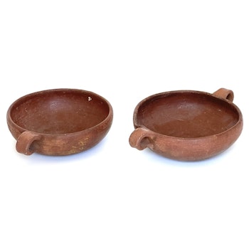 Ancient earthenware bowls, Latin America, Maya ca (700-1350 AD)