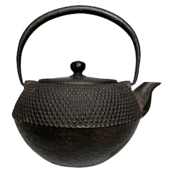 Gammal Tekanna, gjutjärn, Japan, signerad