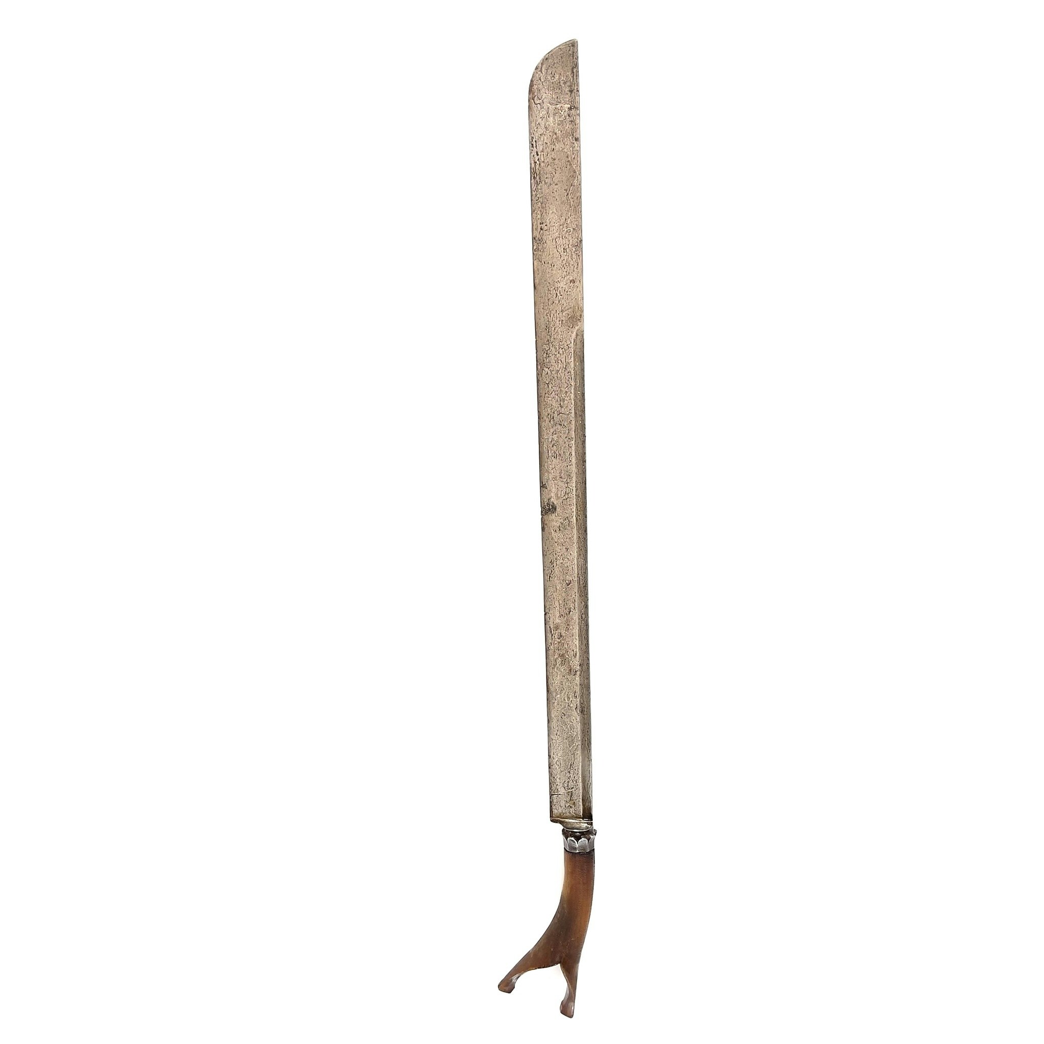 Aceh sikkin panjang svard, 1800-talet med silver handtag