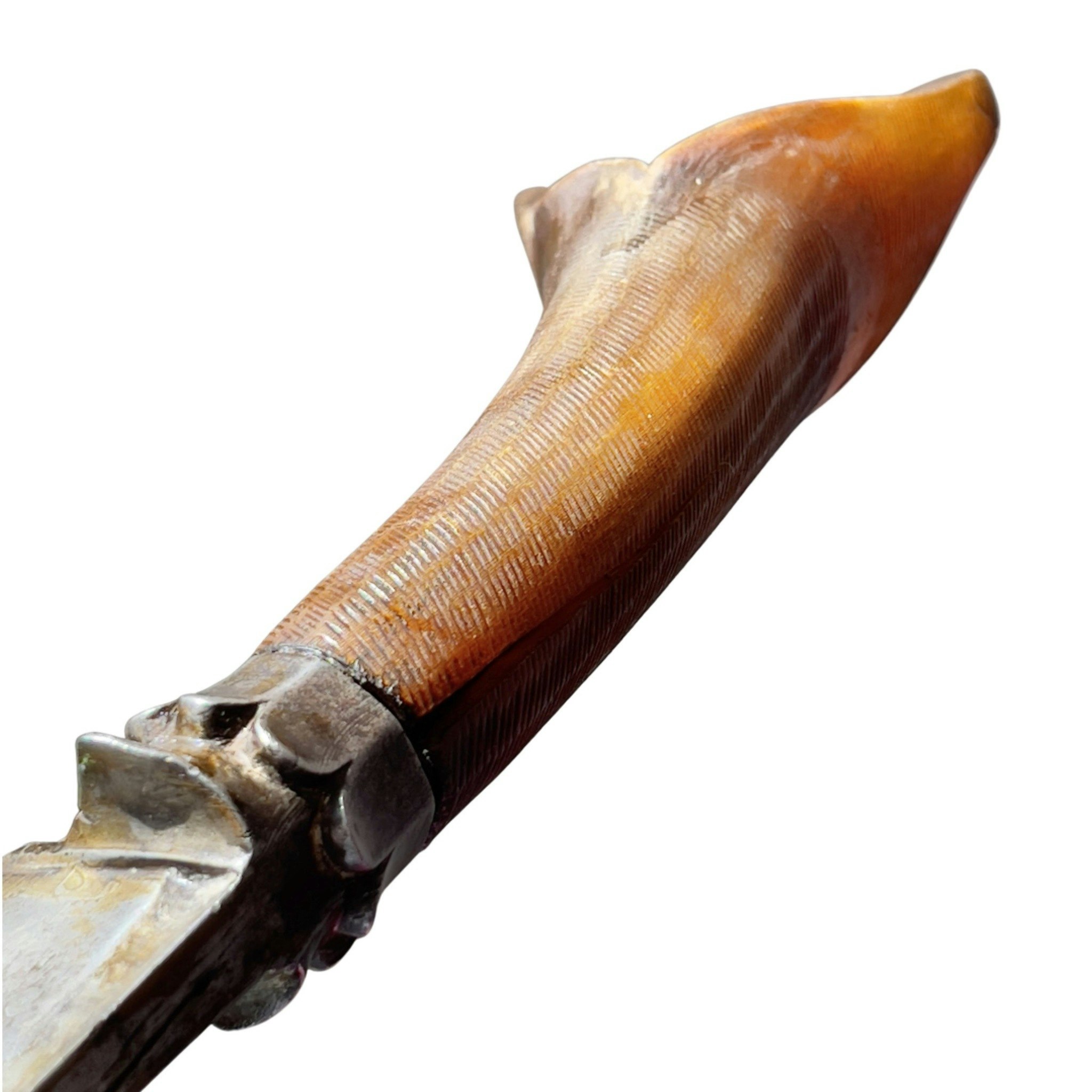 Aceh sikkin panjang svard, 1800-talet med silver handtag