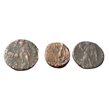 Roma riket, 3 st antika mynt