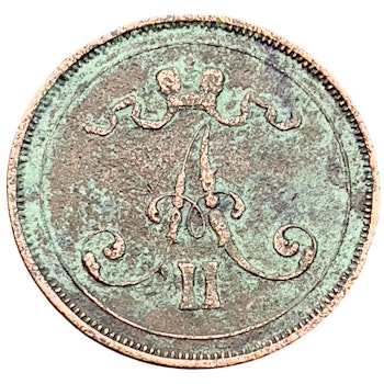 Finland 10 penniä 1876