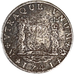MEXIKO - PHILIP V AV SPANIEN 8 Reales 1741 Mexiko