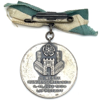 Silvermedalj 1929 Bundeschiessen Lippstadt