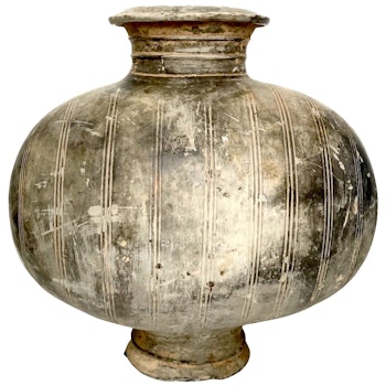 Han dynastin 206 f.Kr.-220 e.Kr Kinesisk Kokong urna