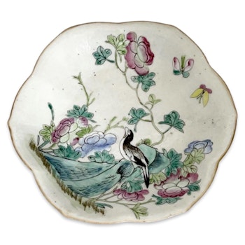 Tongzhi märke och period (1862-1874) Kinesisk porslin skål