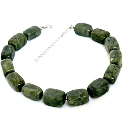 Vintage, natürliche Jade Halskette, 140 g