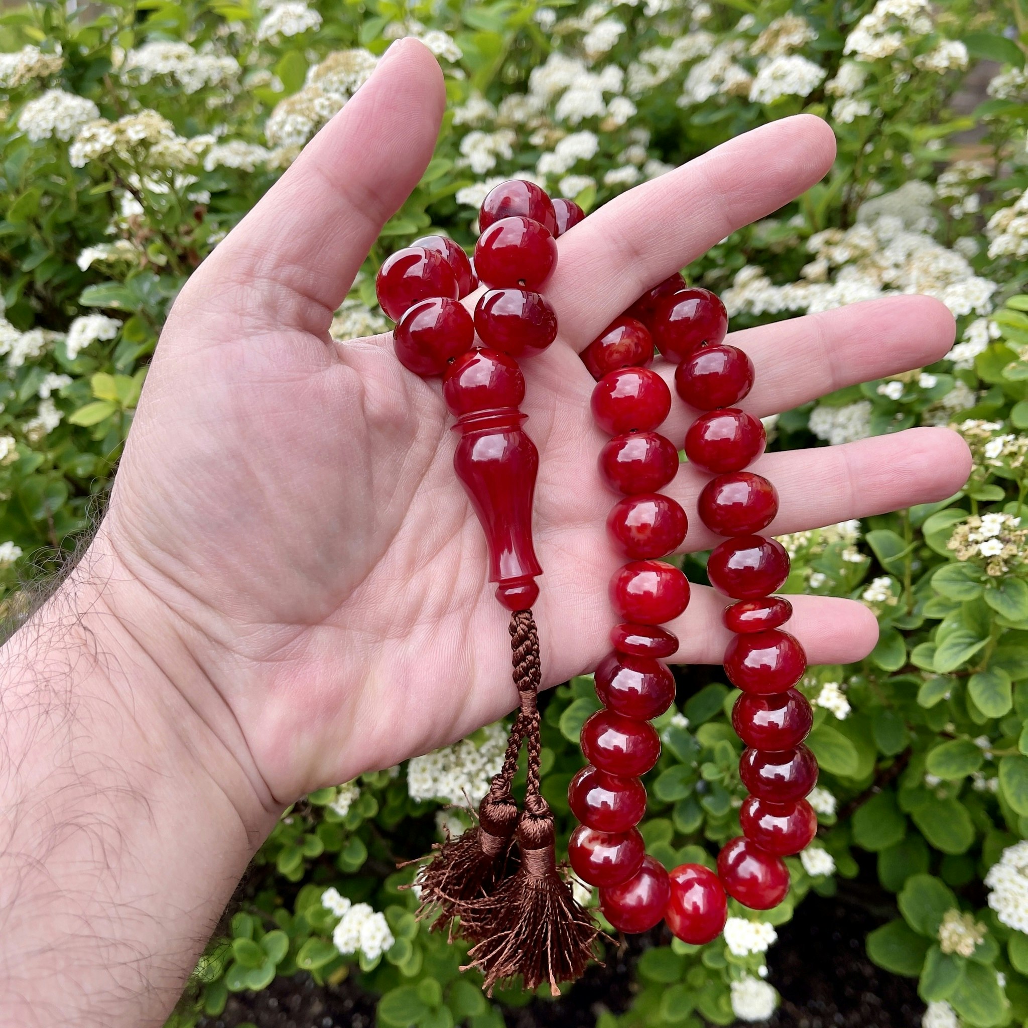 Körsbärs bakelit radband, 137 g