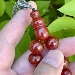 Alte Kirschen Bakelit Rosenkranz, 65 g