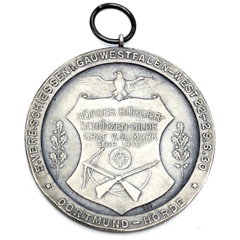Silver Medal Dortmund, Germany 1929-1930