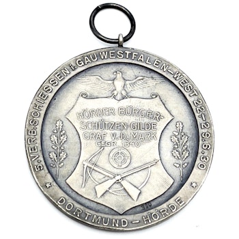 Silvermedalj Dortmund, Tyskland 1929-1930