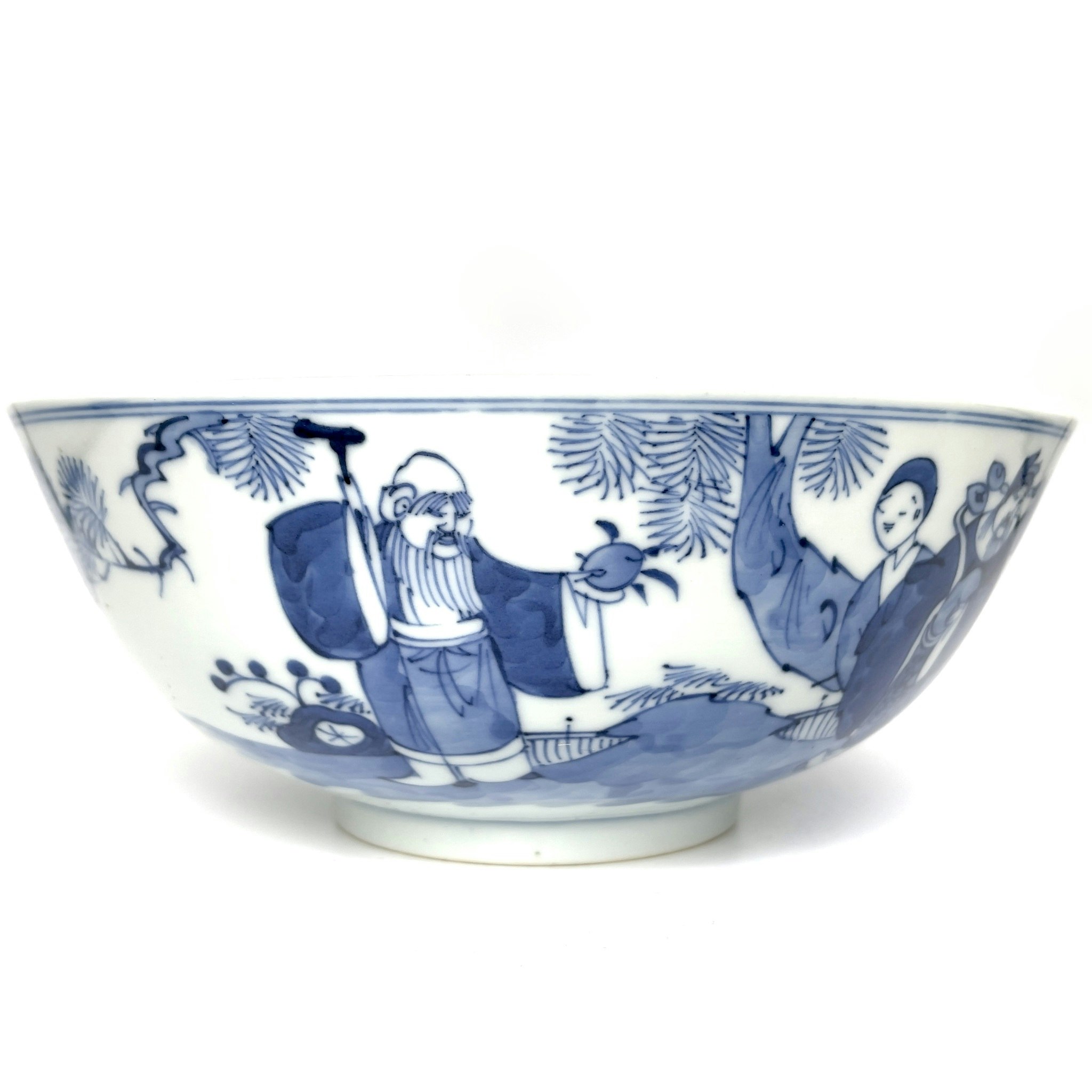 Qing dynastin (1644 -1912) kinesisk porslin skål - Tigris Antiques & Art
