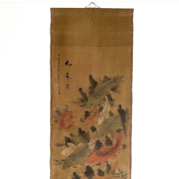 Rullmålningar Kina, tidigt 1900-talet, 173 X 63 cm