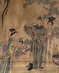 Rullmålningar Kina, tidigt 1900-talet, 175 X 63 cm