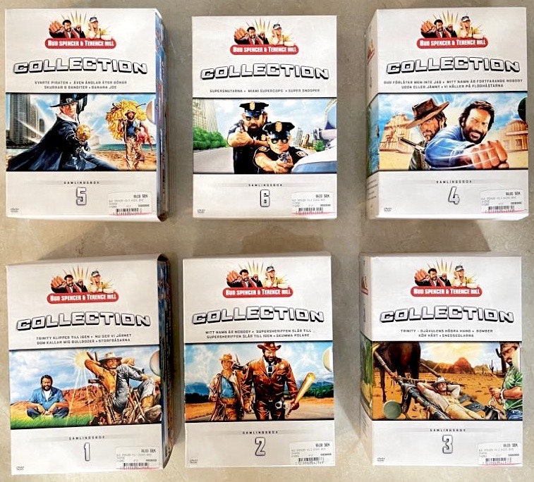 23X DVD Film, Bud Spencer & Terence Hill Collection 16 Tigris Antiques & Art