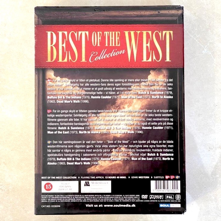 7X DVD Film, Best of the West collection