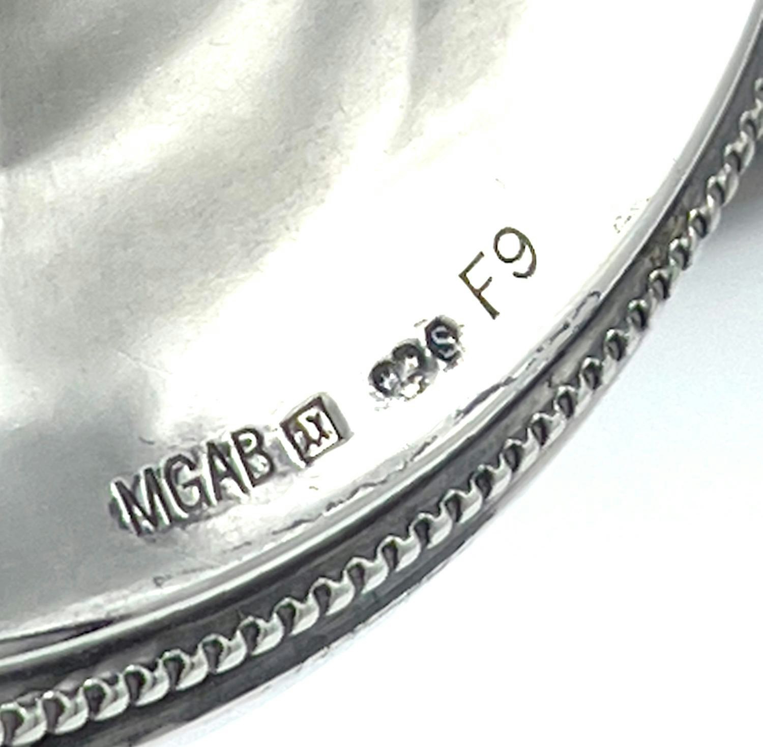 Ljusstakar Ett par, silver MGAB 1956