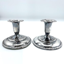 LJUSSTAKAR, 1 par silver 830s