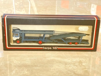 Herpa Mercedes Benz NG Car Transporter Blue 906440 HO